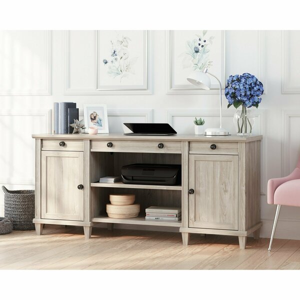 Sauder Hammond Credenza Co A2 , Durable, 1 in. thick top surface to display home decor, lamps or books 428247